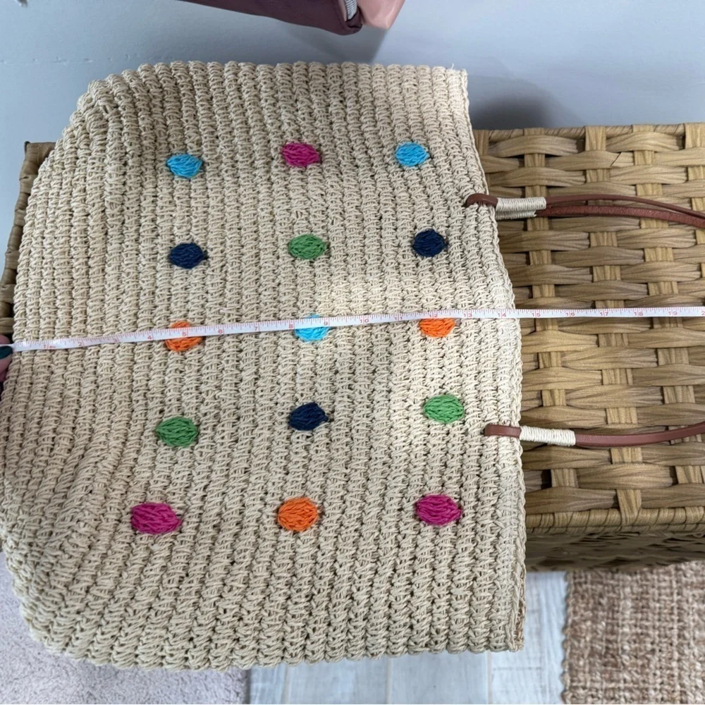 Isaac Mizrahi | Colorful Straw Tote